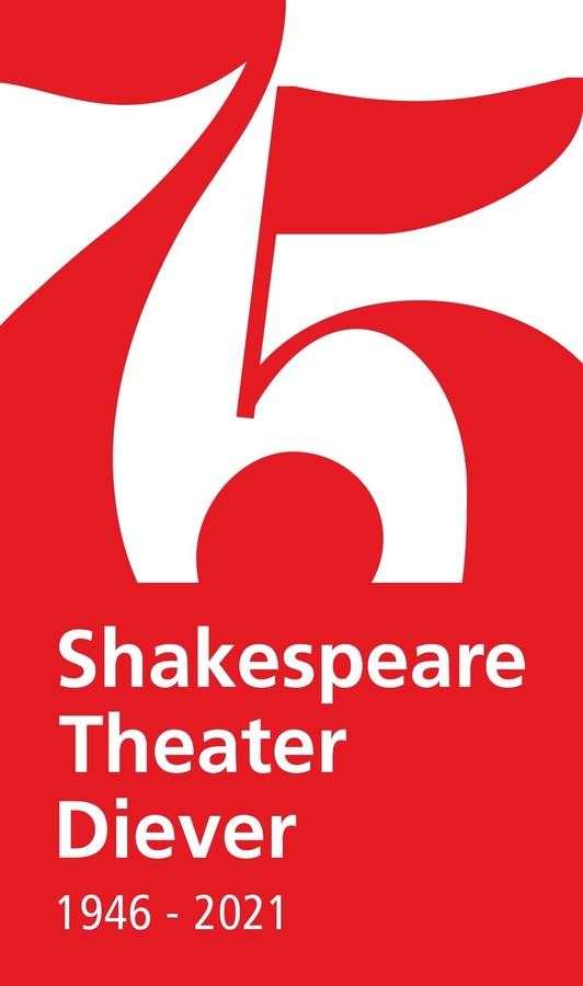 Logo 75 jaar Shakespeare Theater Diever
